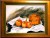 Nature morte, pichet en cuivre et pommes.